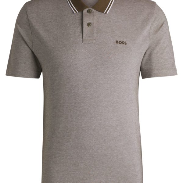 Hugo Boss Polo Relaxed en piqué de coton Oxford