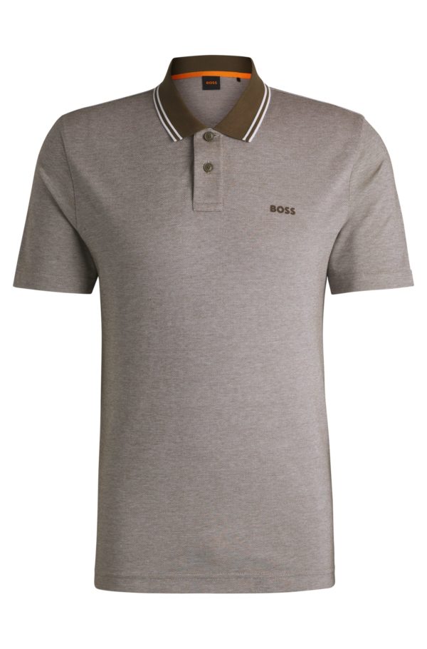 Hugo Boss Polo Relaxed en piqué de coton Oxford