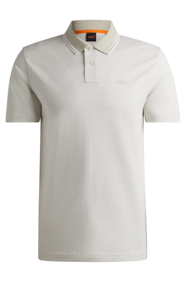 Hugo Boss Polo Relaxed en piqué de coton Oxford