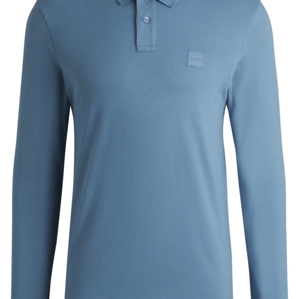 Hugo Boss Polo Slim en coton stretch à patch logoté