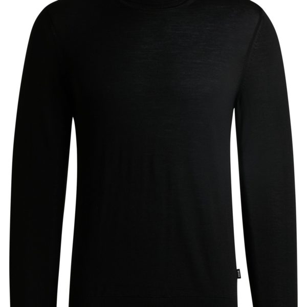 Pull Regular à col roulé en laine mérinos – Hugo Boss