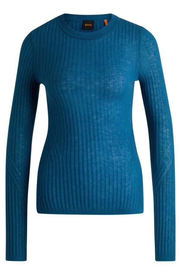 Hugo Boss Pull Slim en laine mélangée