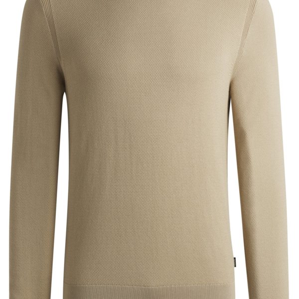 Hugo Boss Pull en coton microstructuré