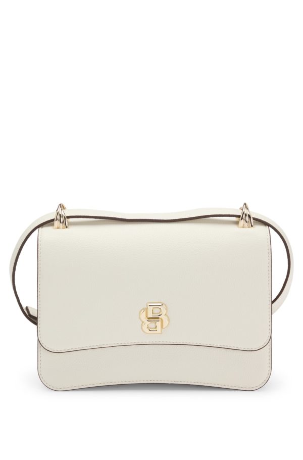 Hugo Boss Sac porté croisé grainé à monogramme Double B