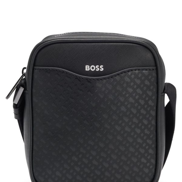 Hugo Boss Sac reporter avec poche avant à motif monogramme