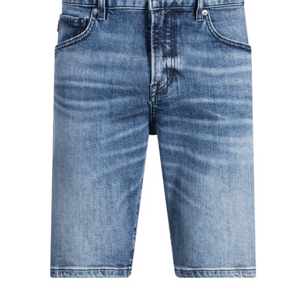 Hugo Boss Short Maine en denim stretch bleu confortable