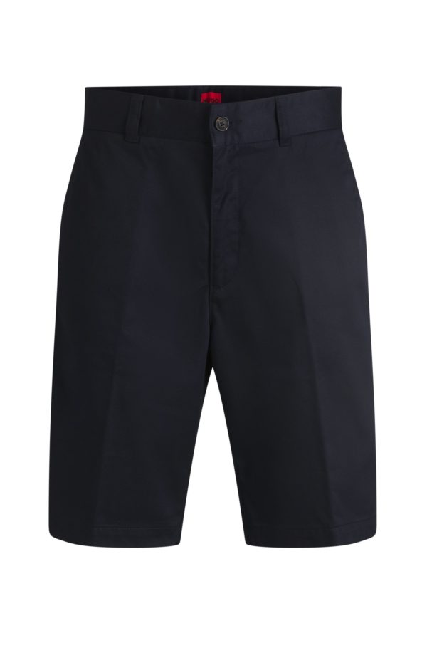 Hugo Boss Short Regular Fit à jambes slim et poches boutonnées