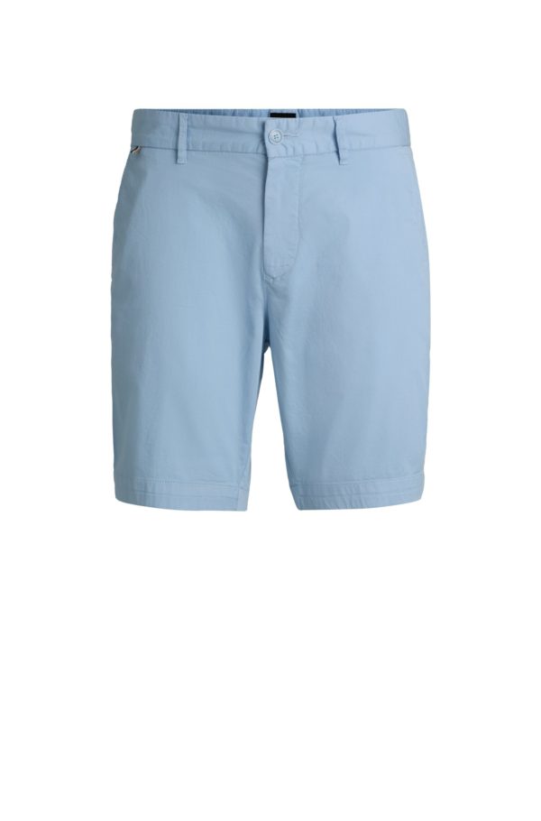 Hugo Boss Short Slim en twill de coton stretch