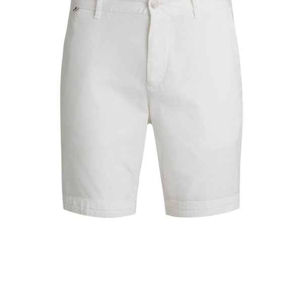 Hugo Boss Short Slim en twill de coton stretch