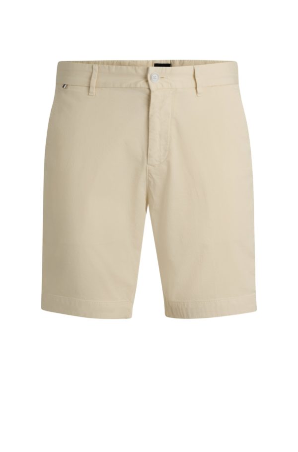 Hugo Boss Short Slim en twill de coton stretch
