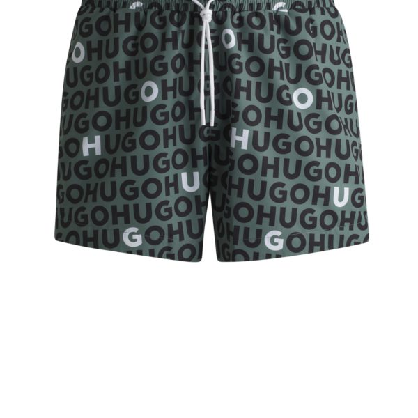 Hugo Boss Short de bain à cordon de serrage et logo imprimé