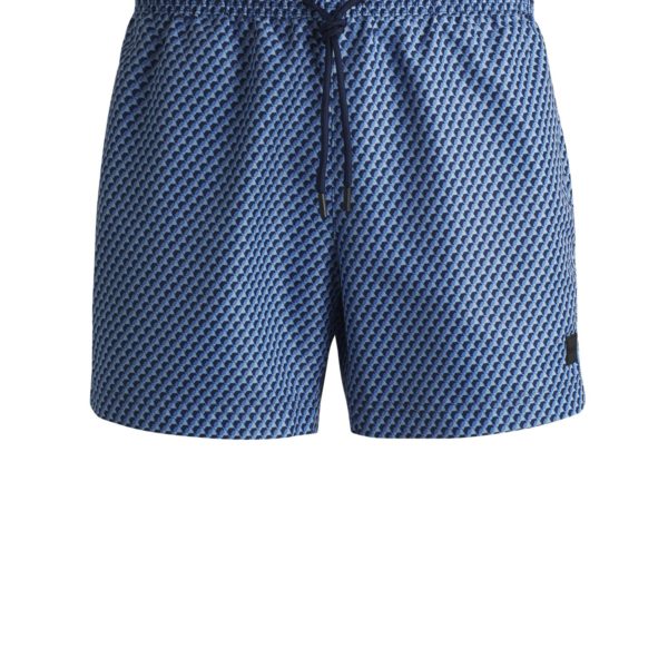 Short de bain à imprimé intégral et cordon de serrage – Hugo Boss