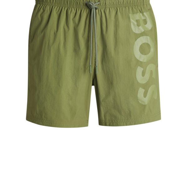 Hugo Boss Short de bain à logo contrastant en tissu à séchage rapide