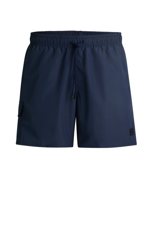Hugo Boss Short de bain avec poche cargo et badge logoté
