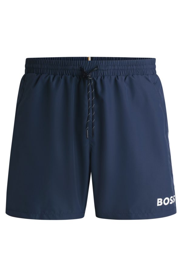 Hugo Boss Short de bain en tissu à séchage rapide avec détails contrastants
