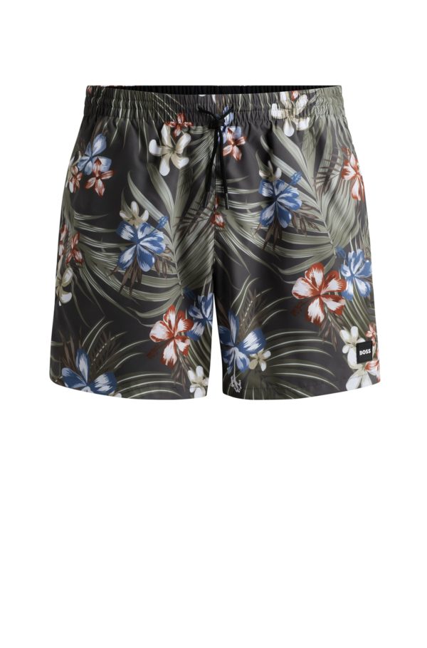 Hugo Boss Short de bain entièrement doublé à imprimé de la saison