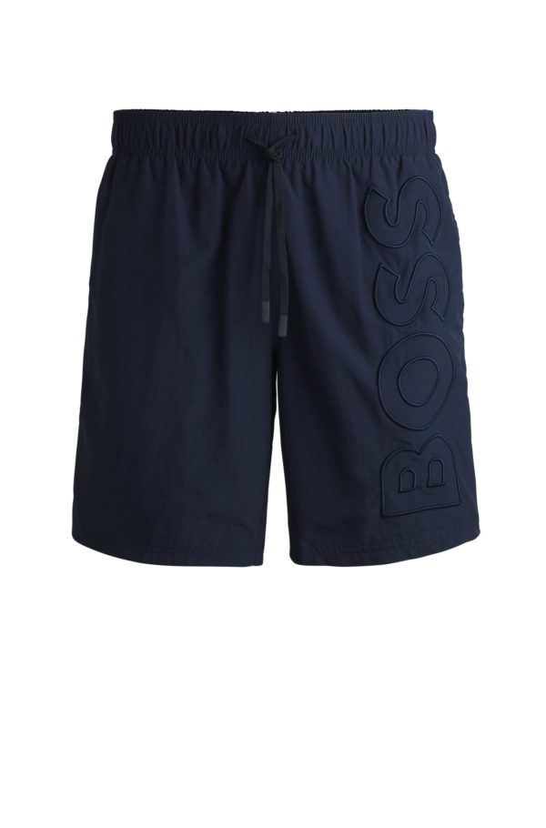 Hugo Boss Short de bain entièrement doublé avec logo brodé en 3D