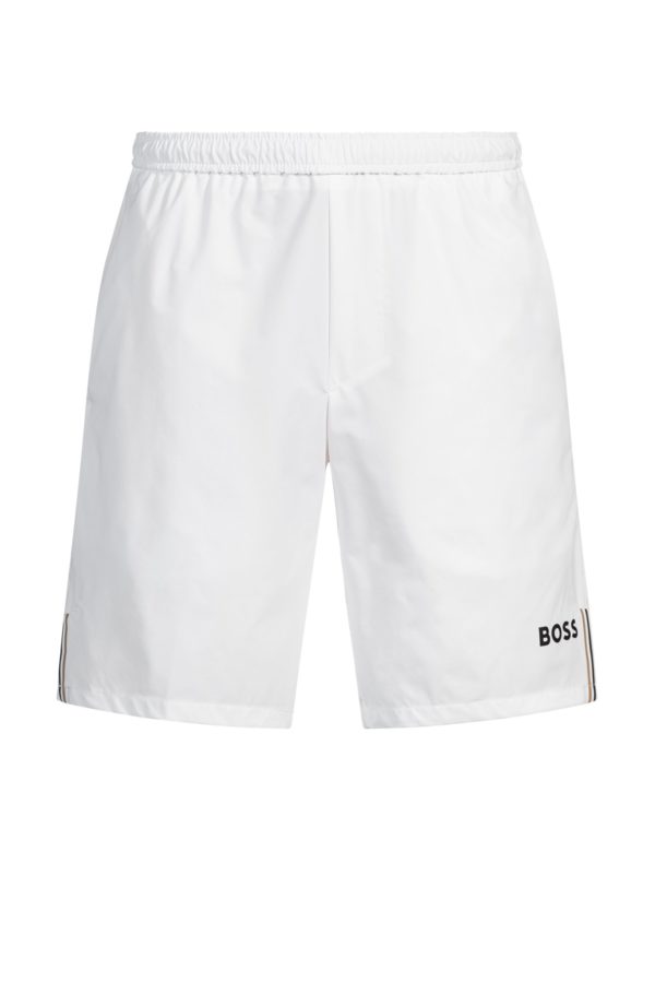 Hugo Boss Short de tennis actif en tissu très stretch au séchage rapide