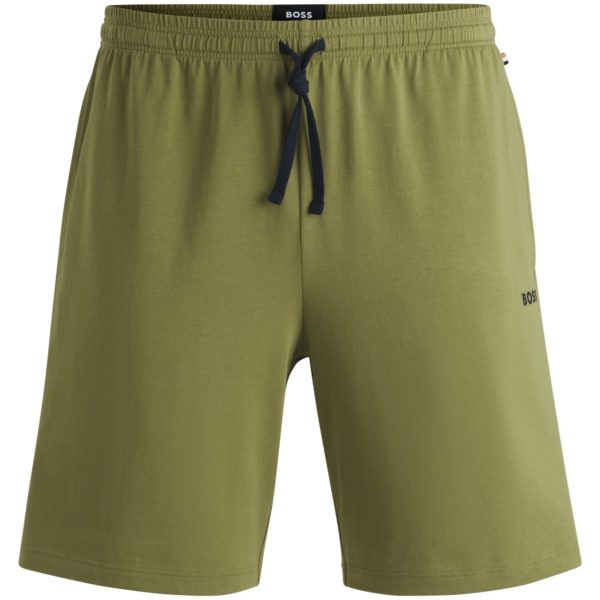 Hugo Boss Short en jersey de coton stretch avec logo brodé