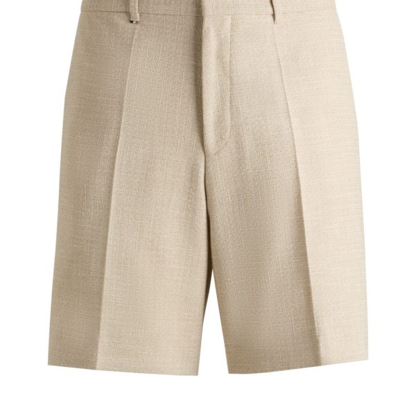 Hugo Boss Short habillé en tweed stretch