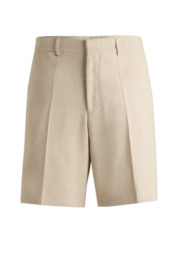 Hugo Boss Short habillé en tweed stretch