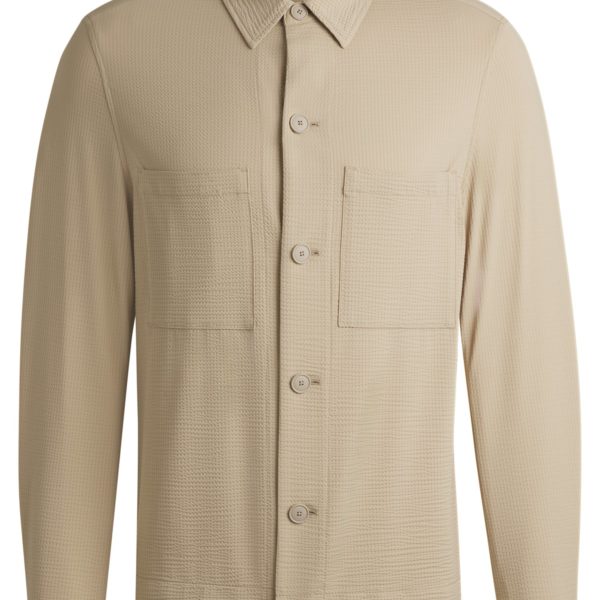 Surchemise Relaxed en seersucker stretch performant – Hugo Boss
