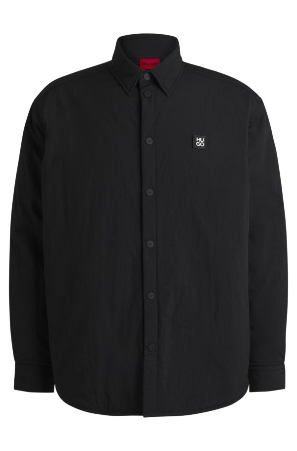 Hugo Boss Surchemise matelassée Oversize avec badge à logo revisité