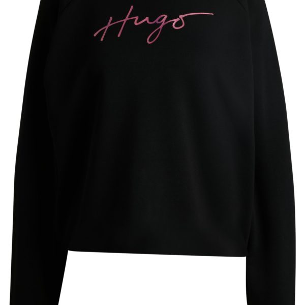 Sweat en molleton de coton avec logo imprimé – Hugo Boss
