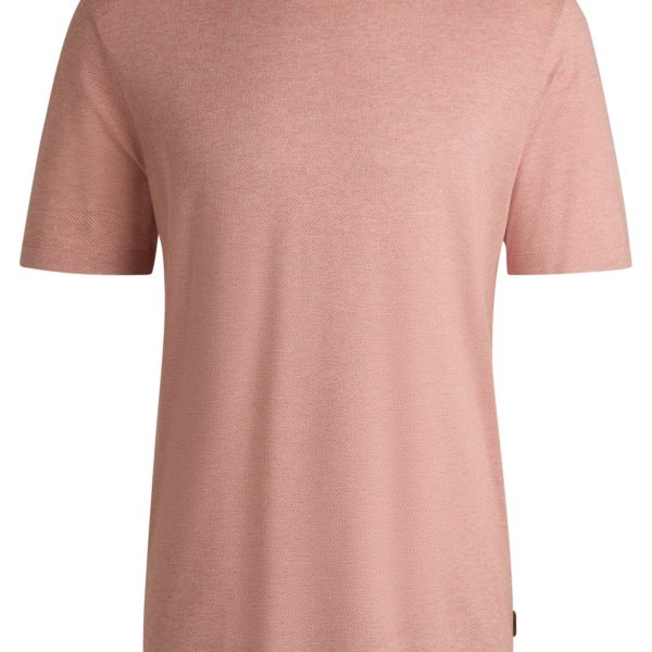 Hugo Boss T-shirt Regular en coton et soie