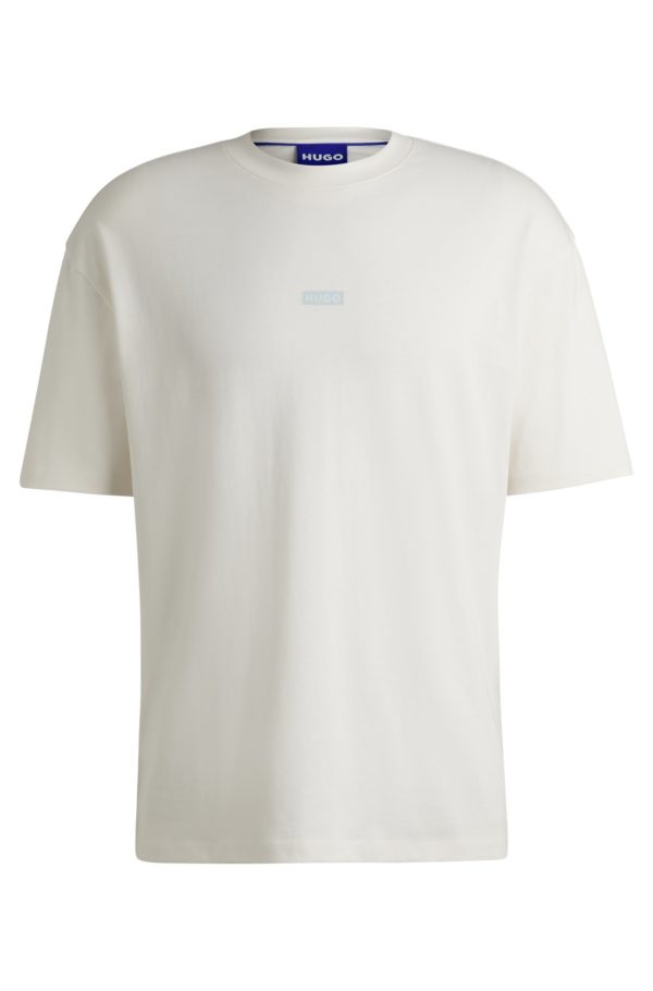 Hugo Boss T-shirt en jersey de coton avec logo de la nouvelle saison