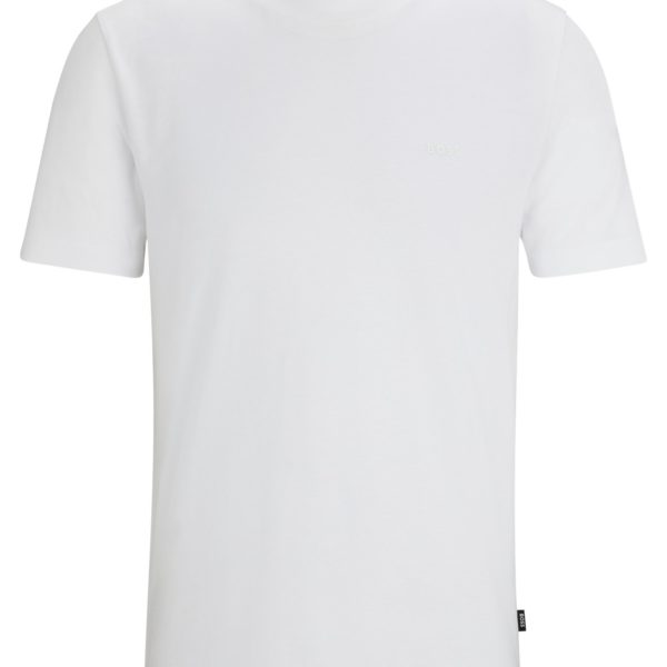 Hugo Boss T-shirt en jersey de coton avec détail logoté