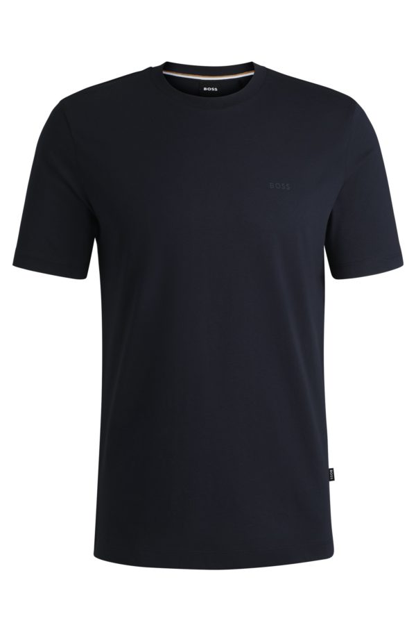 Hugo Boss T-shirt en jersey de coton avec détail logoté