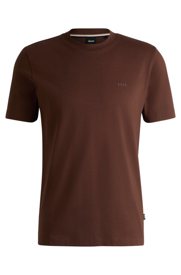 Hugo Boss T-shirt en jersey de coton avec détail logoté