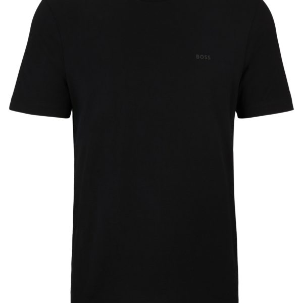 Hugo Boss T-shirt en jersey de coton avec détail logoté