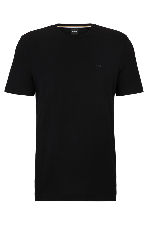Hugo Boss T-shirt en jersey de coton avec détail logoté