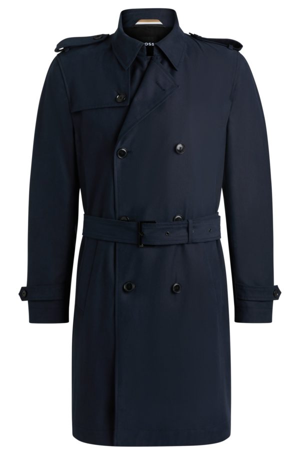 Hugo Boss Trench Slim à fermeture croisée