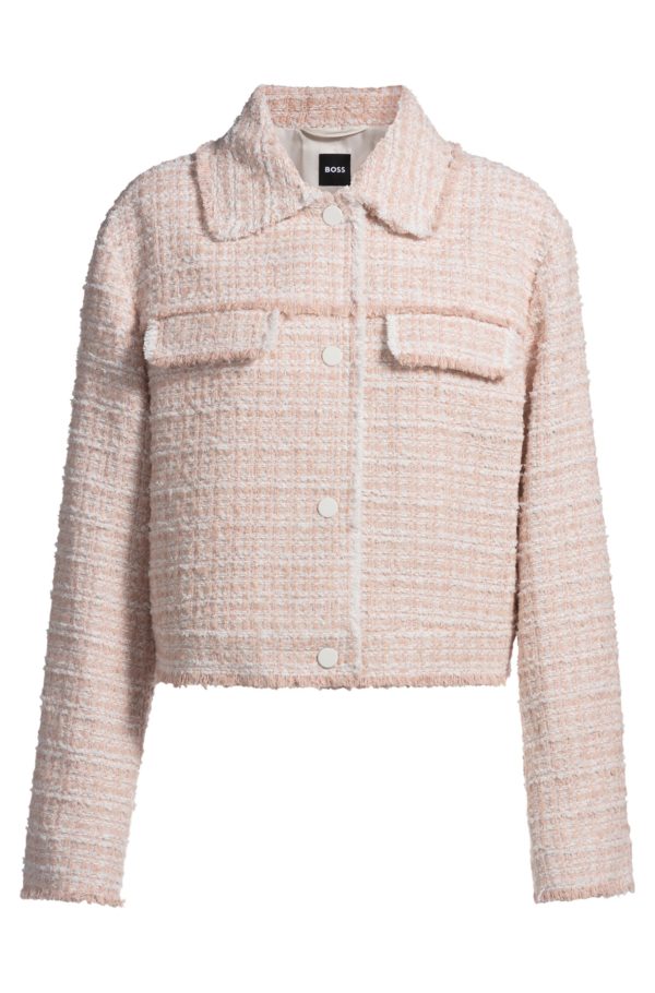 Hugo Boss Veste Regular en tweed