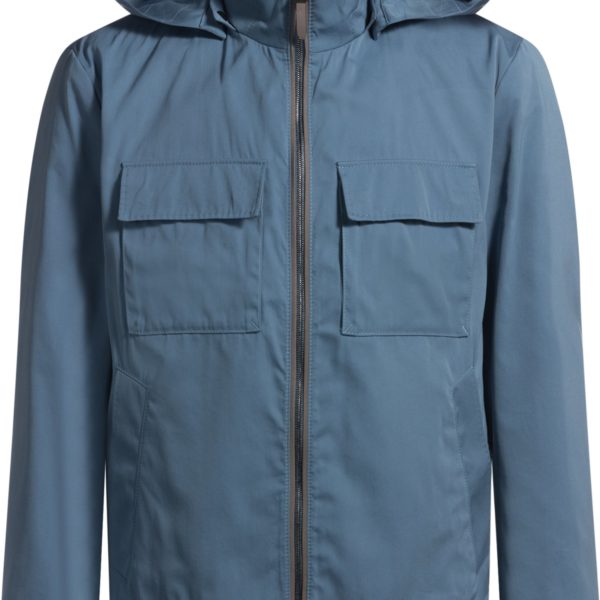 Veste à capuche en twill de coton et soie – Hugo Boss
