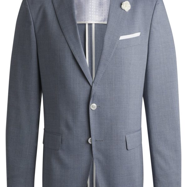 Veste de costume Slim en laine mélangée à motif – Hugo Boss