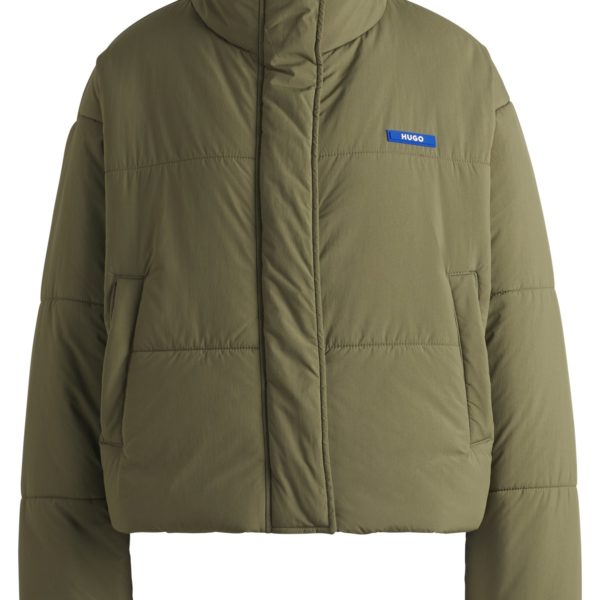 Hugo Boss Veste déperlante Relaxed avec badge logoté en silicone