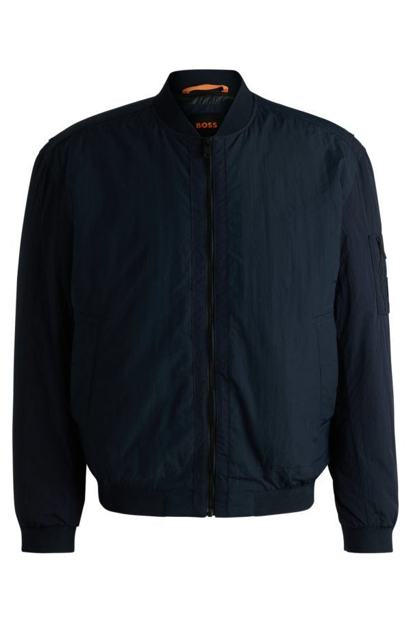 Hugo Boss Veste déperlante avec badge logoté