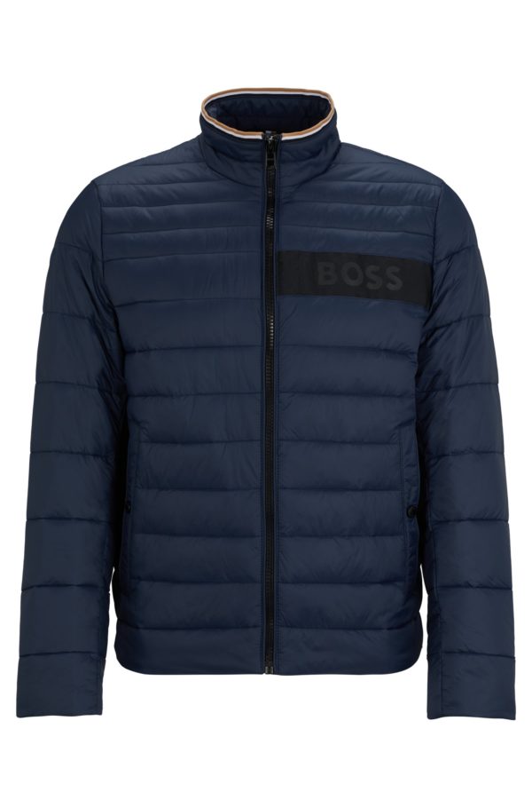 Hugo Boss Veste déperlante avec bande logotée effet 3D