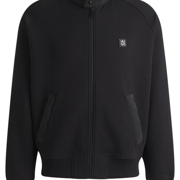 Veste en coton mélangé aux finitions contrastantes – Hugo Boss