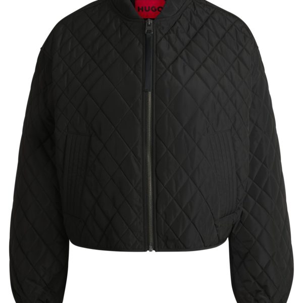Hugo Boss Veste matelassée avec tirette de fermeture éclair à ruban