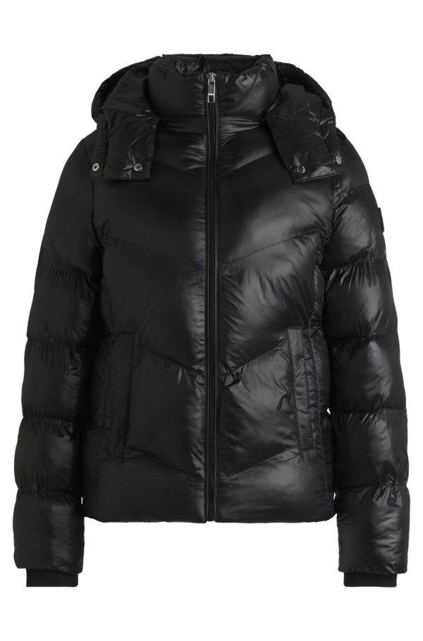 Hugo Boss Veste matelassée déperlante à capuche ajustable