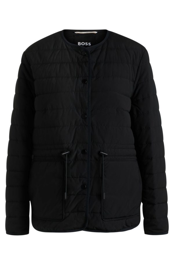 Hugo Boss Veste matelassée déperlante avec taille à cordon de serrage