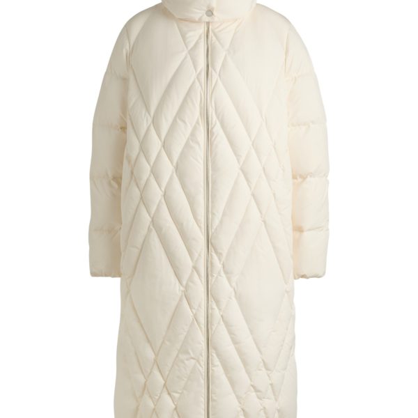 Veste matelassée longue avec garnissage en duvet et plumes – Hugo Boss