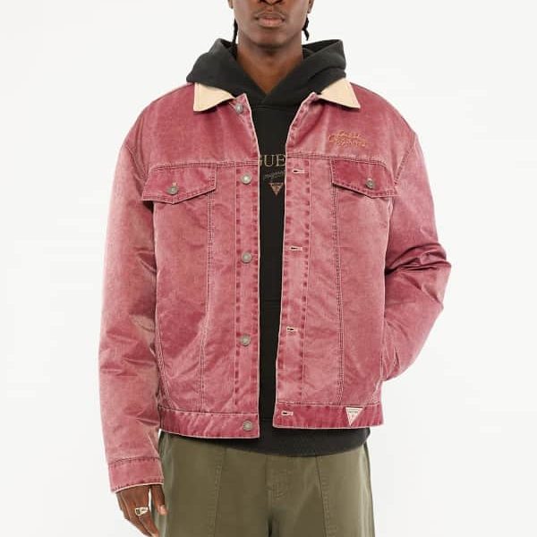 Veste De Camionneur Nylon - Guess