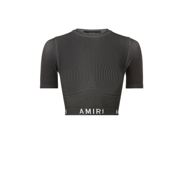 T-shirt en maille côtelé – Amiri