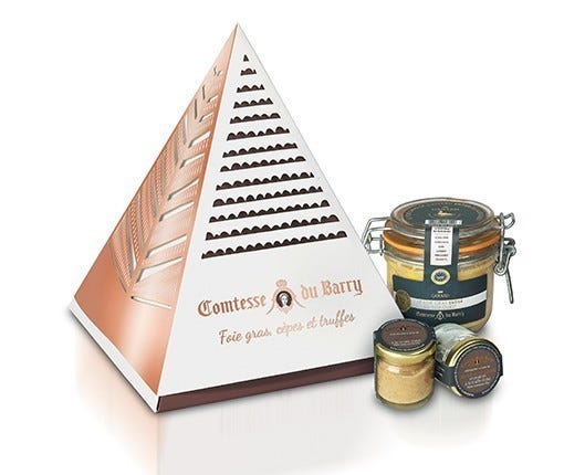 Coffret gourmand foie gras, chutney de figues et beurre à la truffe-Comtesse du Barry